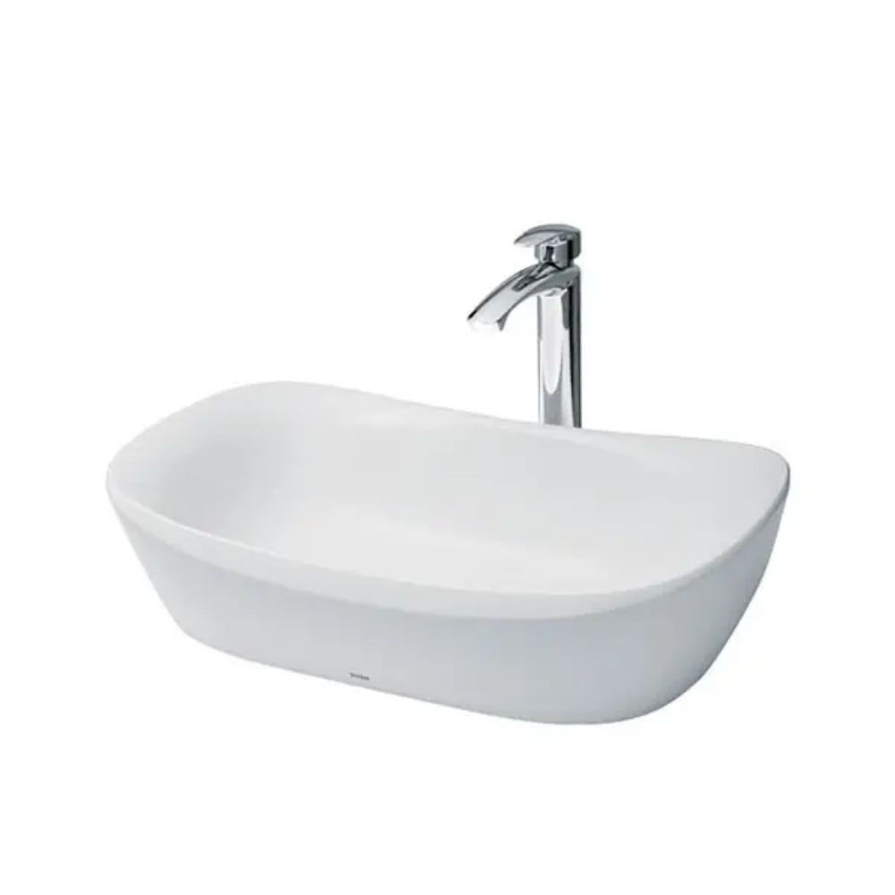 Chậu lavabo đặt bàn Galalato TOTO PJS07WE#MW (PJS07WEMW) trắng mờ