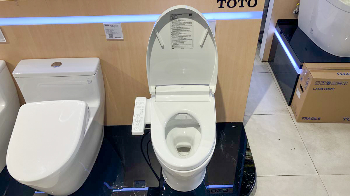 Bồn cầu TOTO MS885CDW24 1 khối nắp điện tử Washlet S2 TCF33461GAA giấu dây - 8