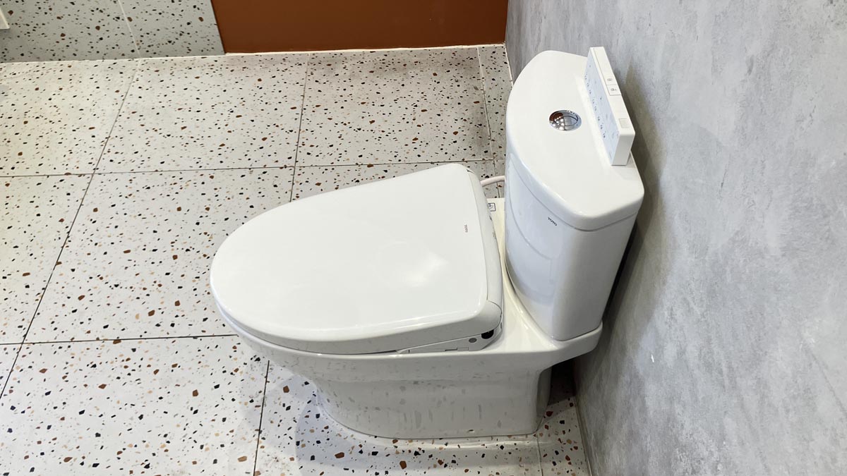 Bồn cầu TOTO CS838CDW23 2 khối nắp điện tử Washlet S7 TCF47360GAA giấu dây - 5
