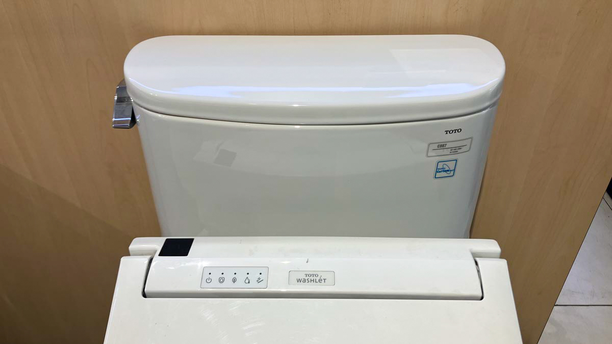 Bồn cầu TOTO MS887CRW15 1 khối nắp điện tử Washlet C5 TCF24460AAA giấu dây - 6