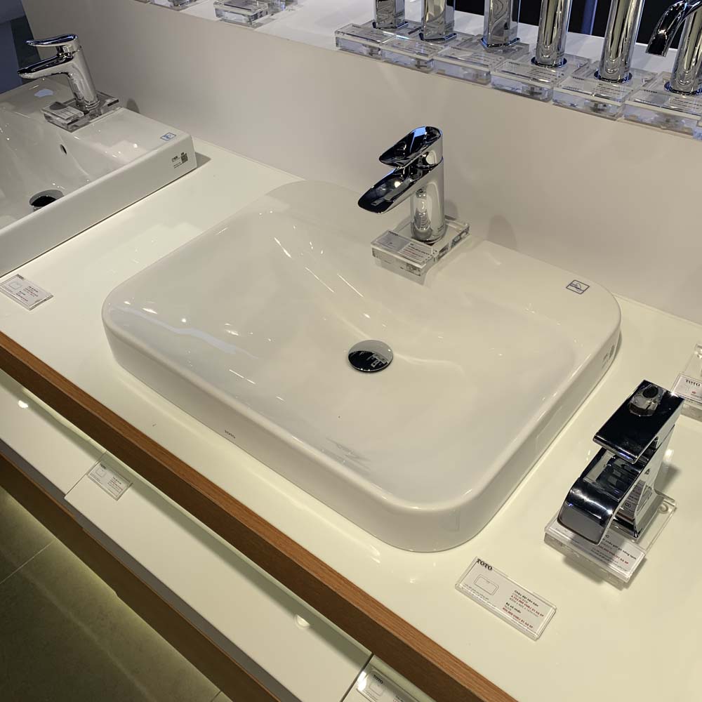 Chậu rửa lavabo đặt bàn TOTO LT5616C - 4