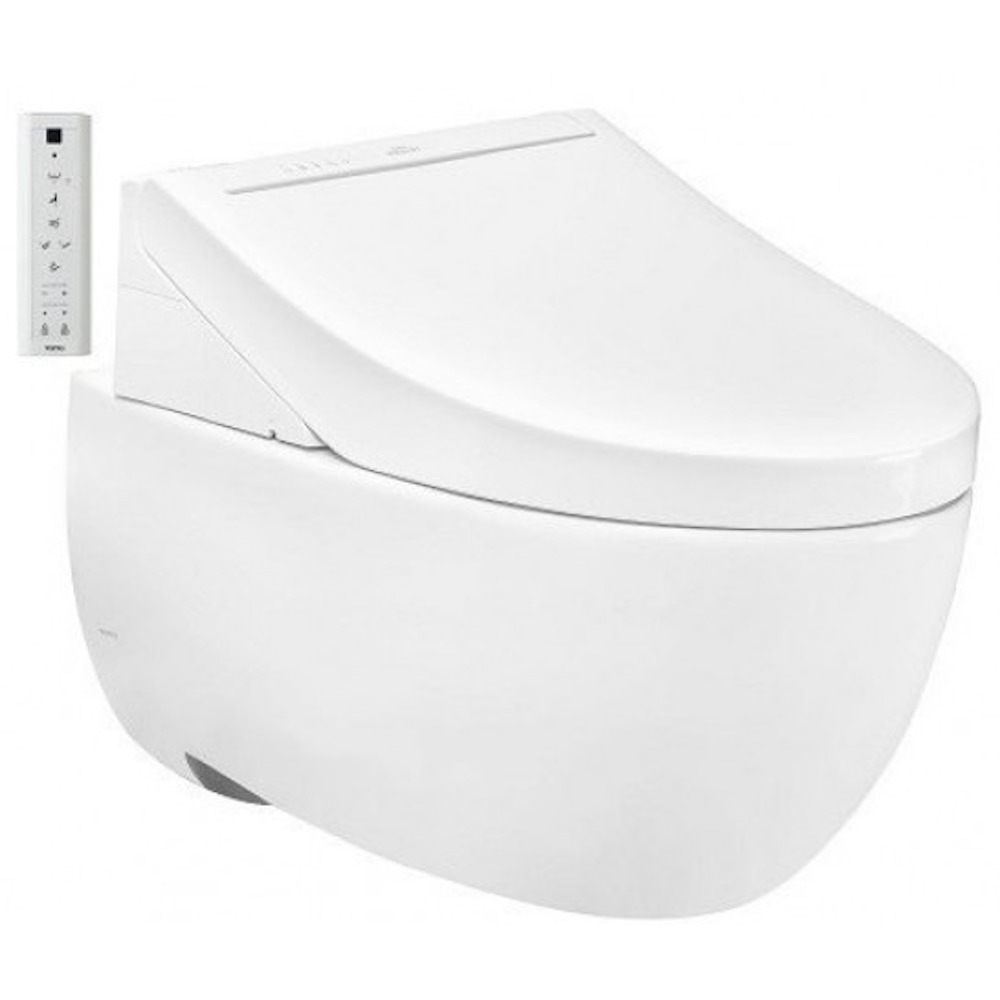 Bồn cầu treo tường nắp rửa điện tử C5 (giấu dây) TOTO CW812REA TCF24460AAA WH172AT TCA465 MB171M#SS - 2