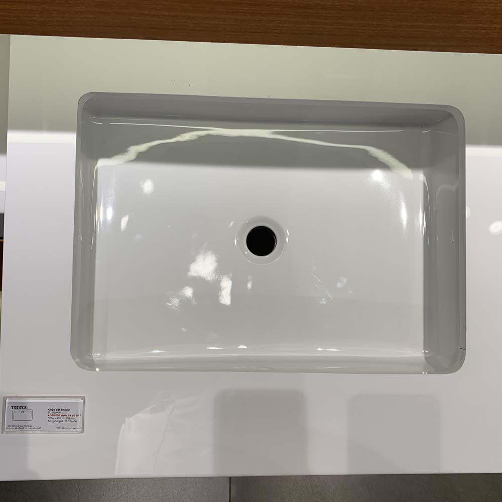 Chậu rửa mặt lavabo âm bàn TOTO LT1515#XW - 5