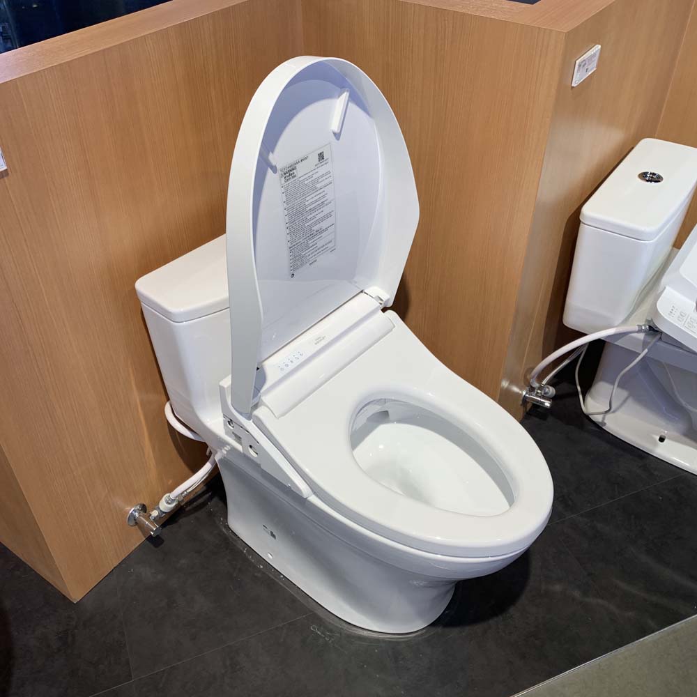 Bồn cầu TOTO MS855CDW15 1 khối nắp điện tử Washlet C5 TCF24460AAA giấu dây - 5