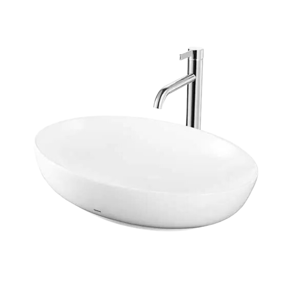 Chậu rửa lavabo đặt bàn TOTO LT1705#XW (LT1705XW) màu trắng bóng