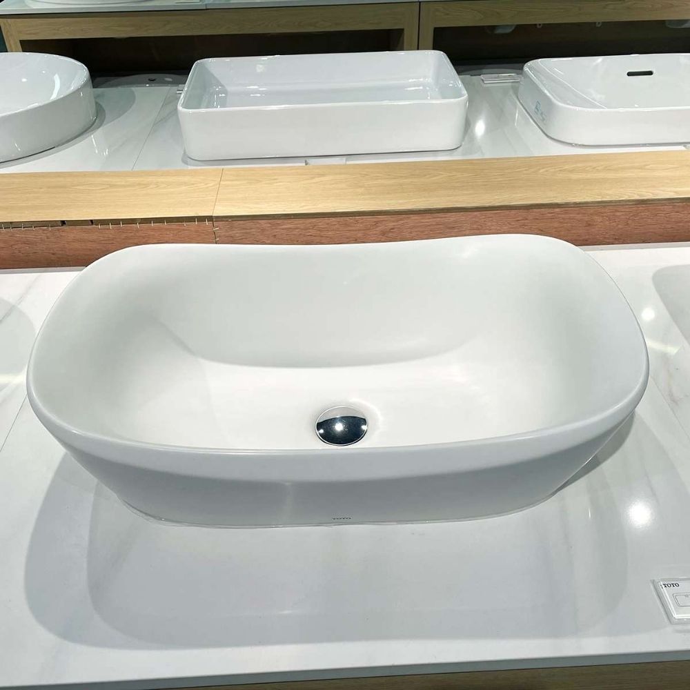 Chậu lavabo đặt bàn Galalato TOTO PJS07WE#MW (PJS07WEMW) trắng mờ - 10