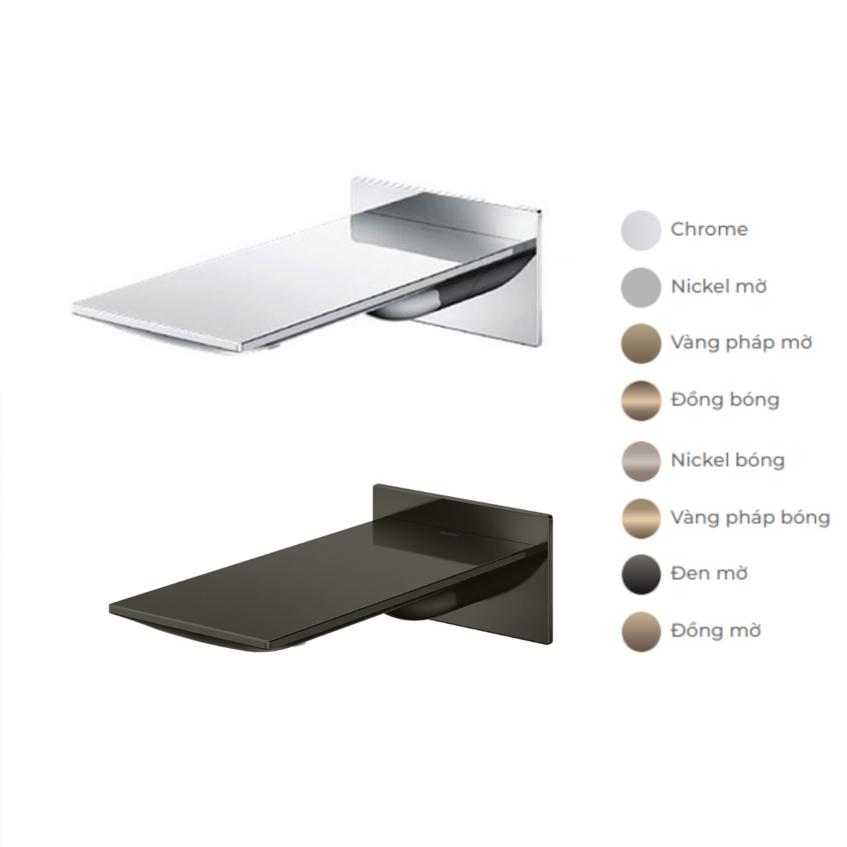 Vòi xả bồn âm tường ZL TOTO TBP02001B - 2