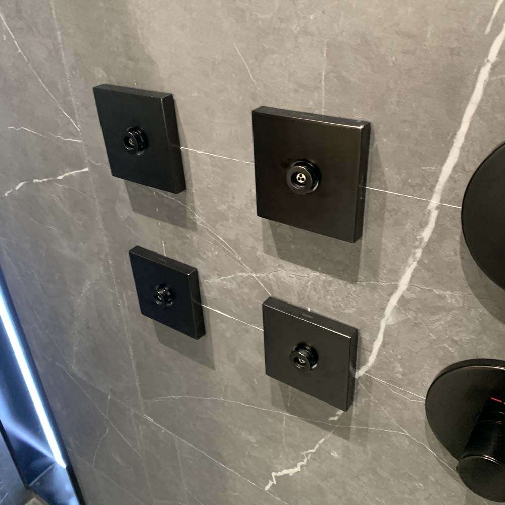 Đầu phun sen TOTO TBW08008A âm tường dòng G loại vuông 1 chế độ - 17