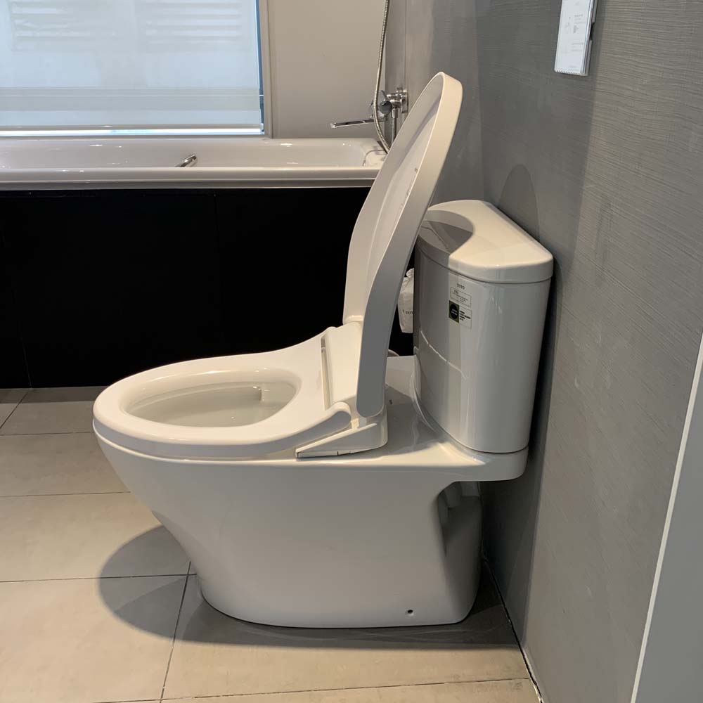 Bồn cầu TOTO CS767RE4 2 khối nắp rửa cơ TCW1211A - 9