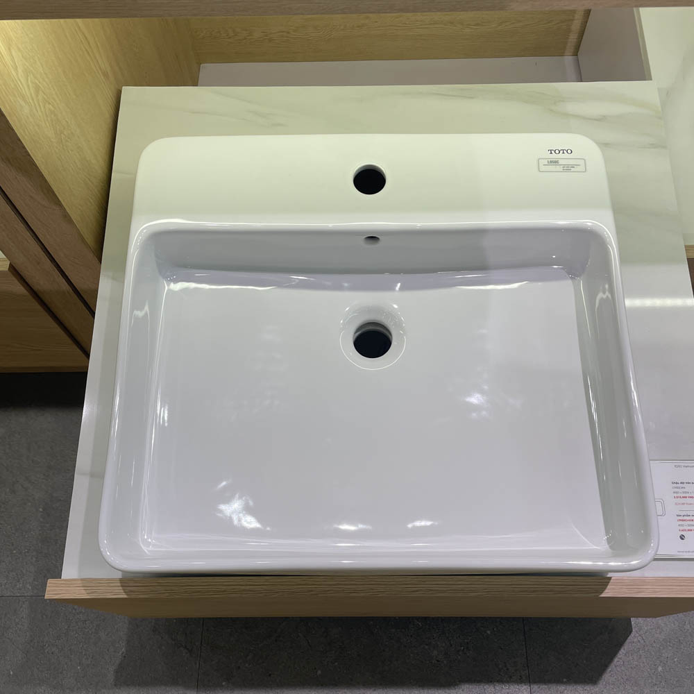 Chậu rửa lavabo đặt bàn TOTO LT950C - 5