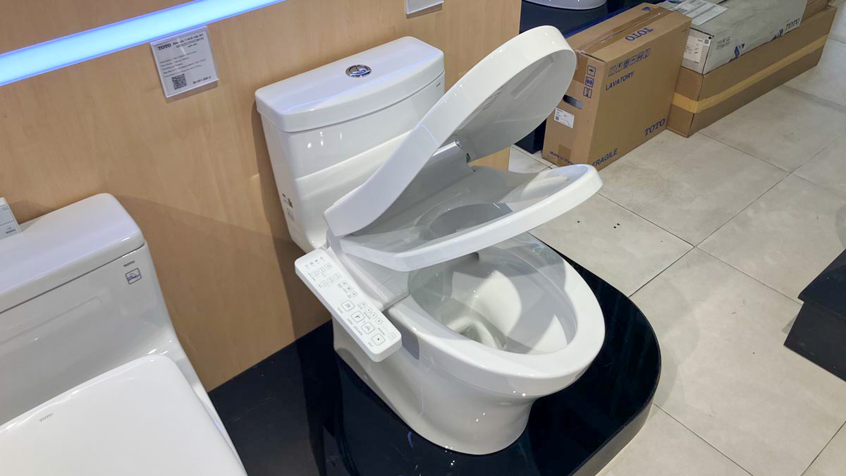 Bồn cầu TOTO MS889DRW24 1 khối nắp điện tử Washlet S2 TCF33461GAA - 13