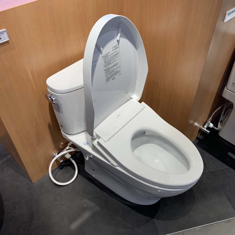 Bồn cầu TOTO CS767CRW12 2 khối nắp điện tử Washlet S7 TCF4911EZ giấu dây - 5