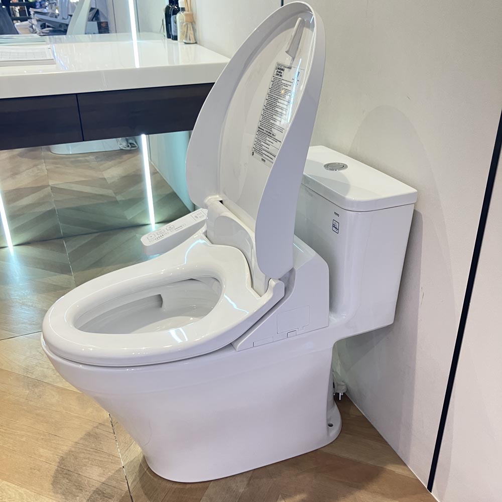 Bồn cầu 1 khối TOTO MS857DW18 nắp điện tử TCF23710AAA Washlet C2 cơ bản - 6