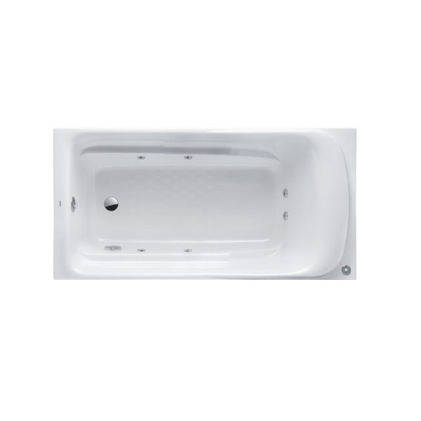 Bồn tắm massage TOTO PPYK1760ZLPE#P DB501R-2B ngọc trai 1m7 gồm bộ xả nhấn