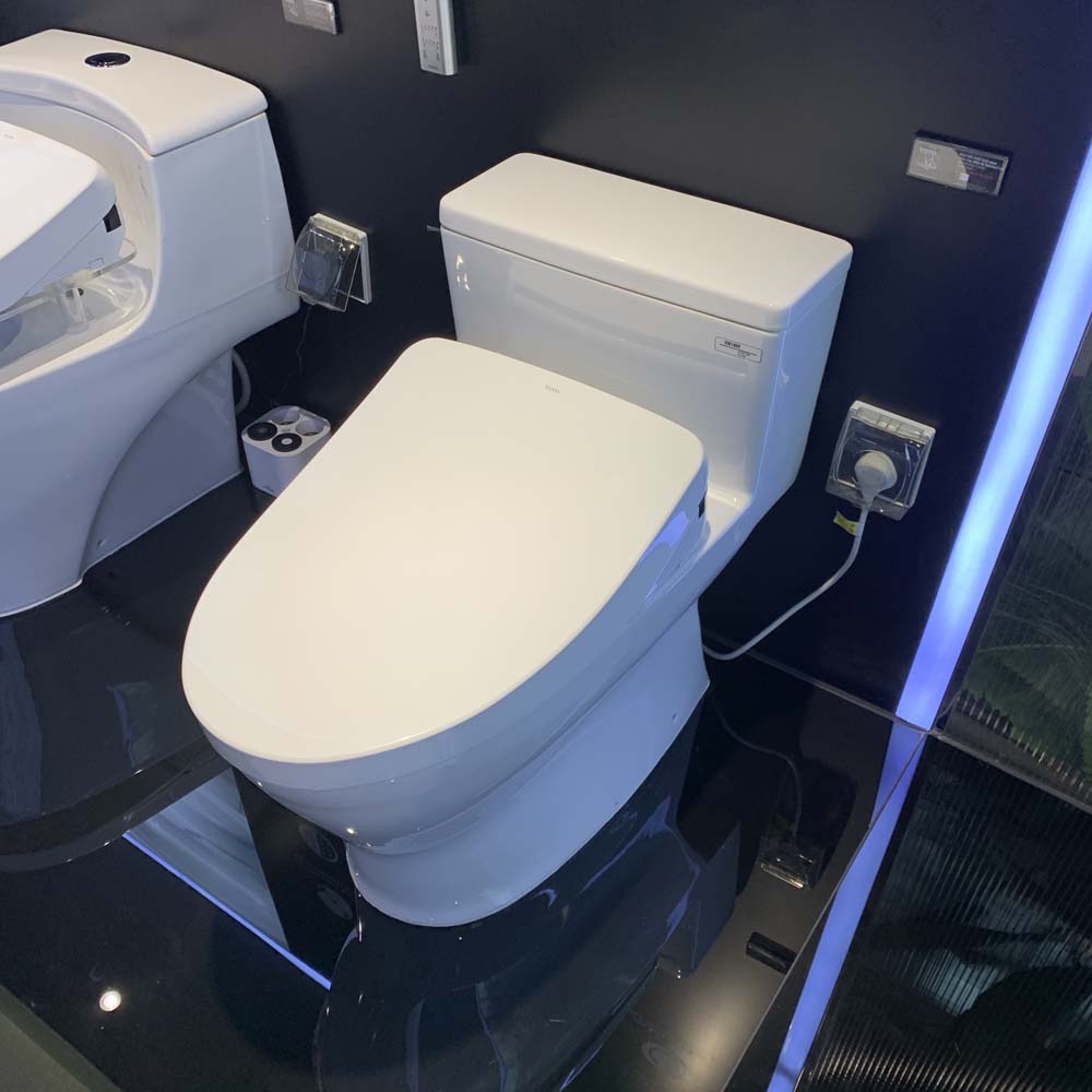Bồn cầu TOTO MS188VKW11 T53P100VR 1 khối nắp điện tử Washlet S7 TCF4911Z - 6