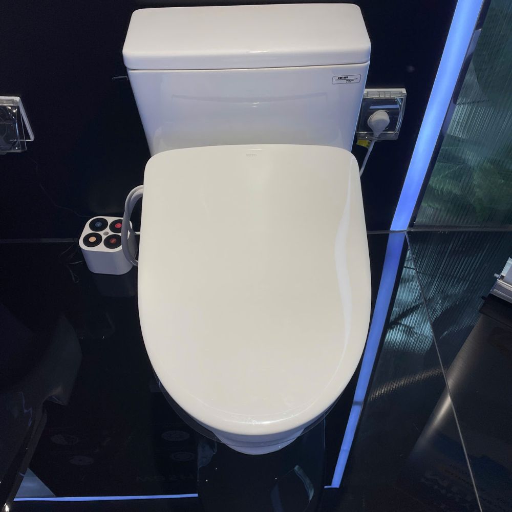 Bồn cầu TOTO MS188VKW23 T53P100VR 1 khối nắp điện tử Washlet S7 TCF47360GAA - 6