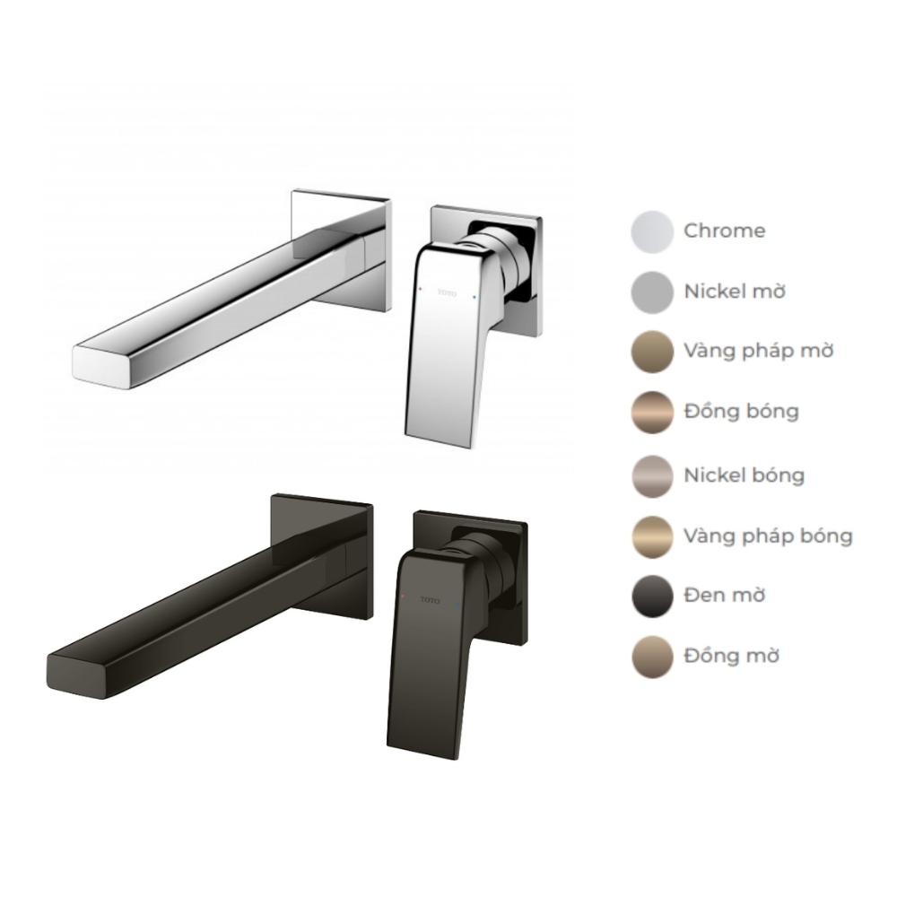 Vòi lavabo nóng lạnh gắn tường GB TOTO TLG10308BB (TLG10308B) - 2