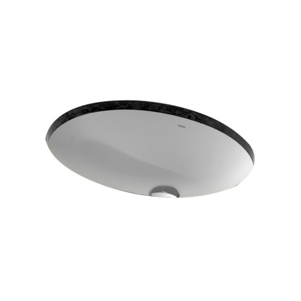 Chậu rửa mặt lavabo âm bàn TOTO LW1505V#XW TL516GV kèm giá đỡ - 2