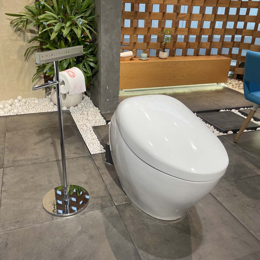 Bồn cầu thông minh Neorest NX I TOTO CS900VT T53P100VR bảng điều khiển màu bạc - 12