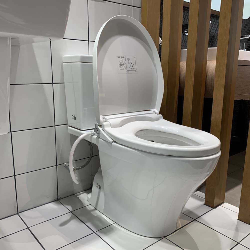 Bồn cầu TOTO CS326DE2 2 khối nắp rửa cơ TCW07S - 8