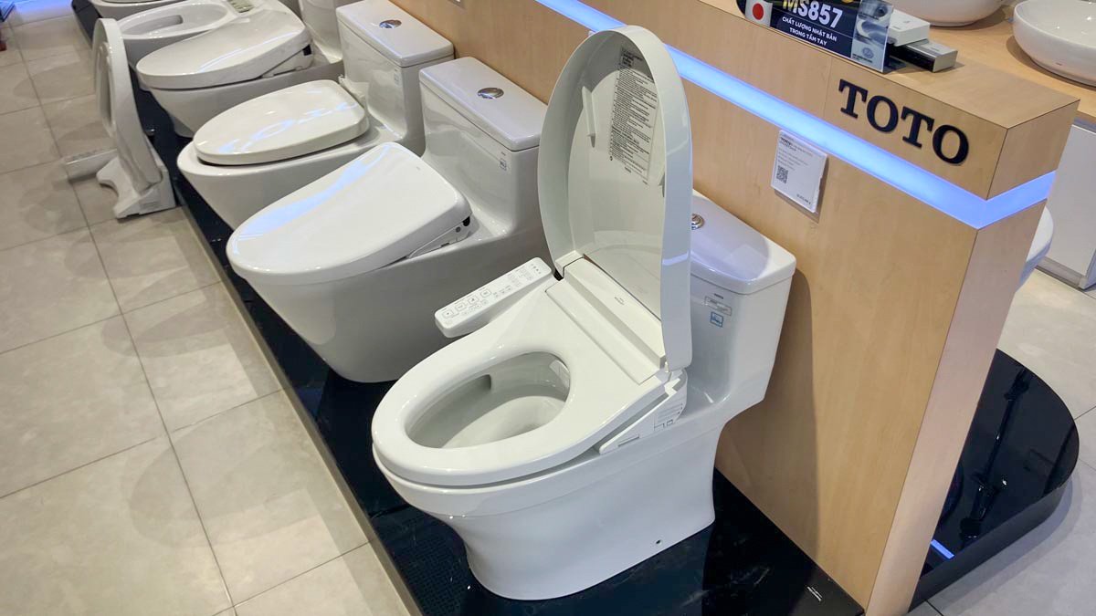 Bồn cầu TOTO MS885CDW24 1 khối nắp điện tử Washlet S2 TCF33461GAA giấu dây - 7