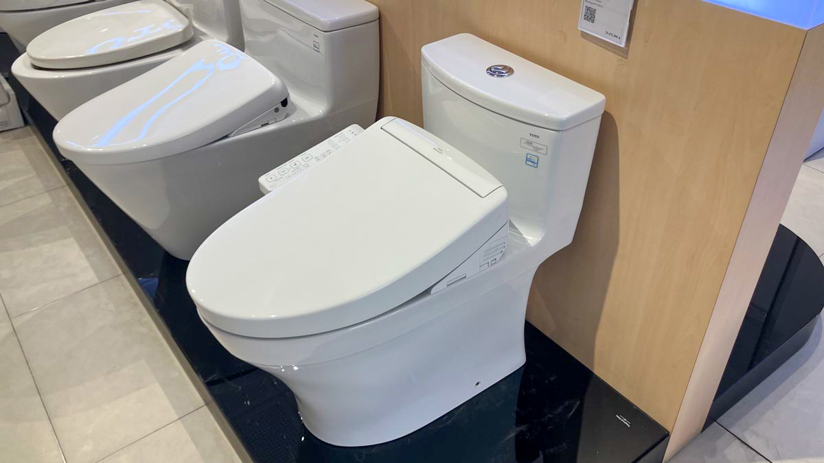 Bồn cầu TOTO MS885CDW24 1 khối nắp điện tử Washlet S2 TCF33461GAA giấu dây - 5
