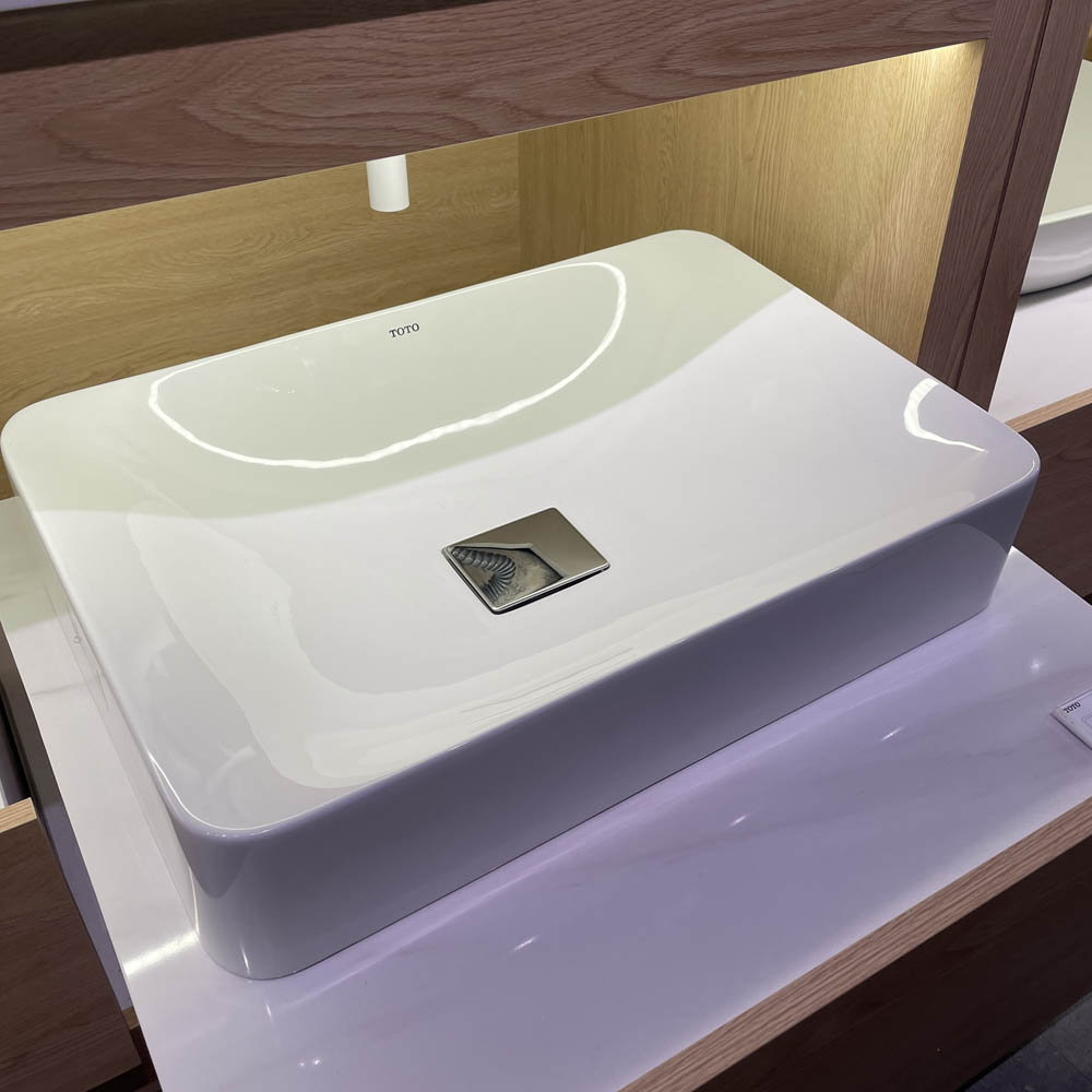Chậu lavabo đặt bàn Galalato TOTO PJS03WE#GW (PJS03WEGW) trắng bóng - 11