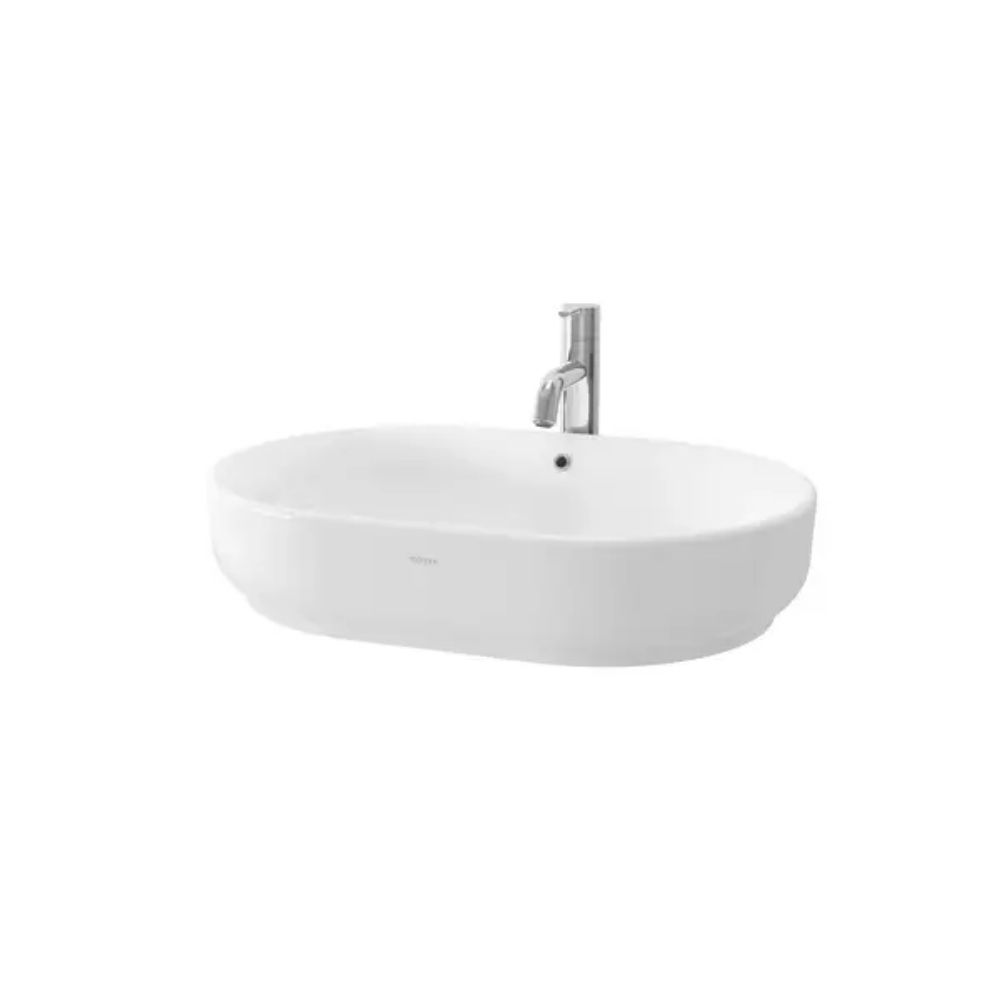 Chậu rửa lavabo đặt bàn TOTO LW896JW/F#W (LW896JWFW) màu trắng