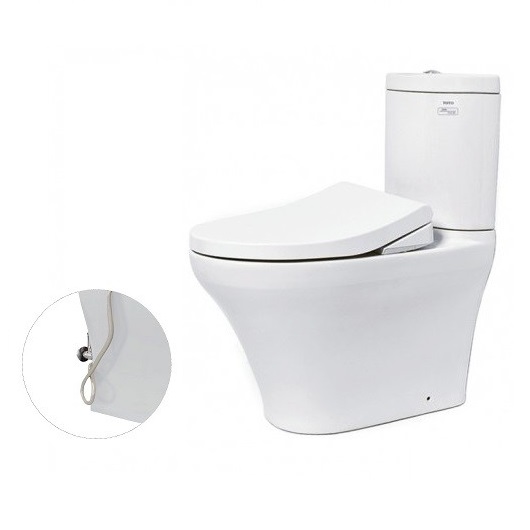 Bồn cầu TOTO CS818DE4 2 khối nắp rửa cơ TCW1211A