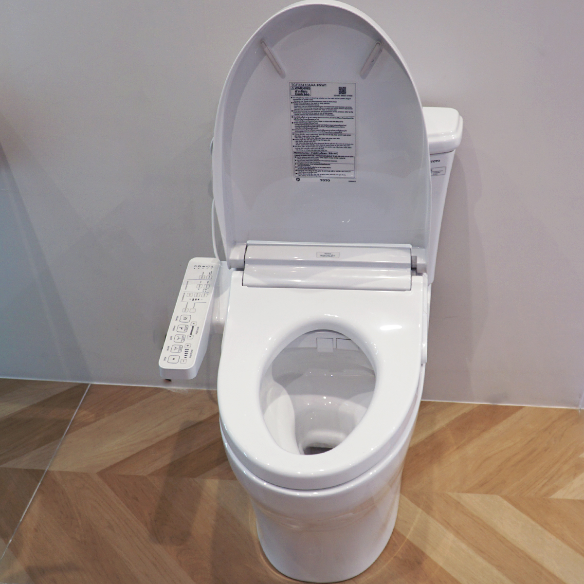 Bồn cầu TOTO CS986GW16 2 khối nắp điện tử Washlet C2 TCF23410AAA - 5