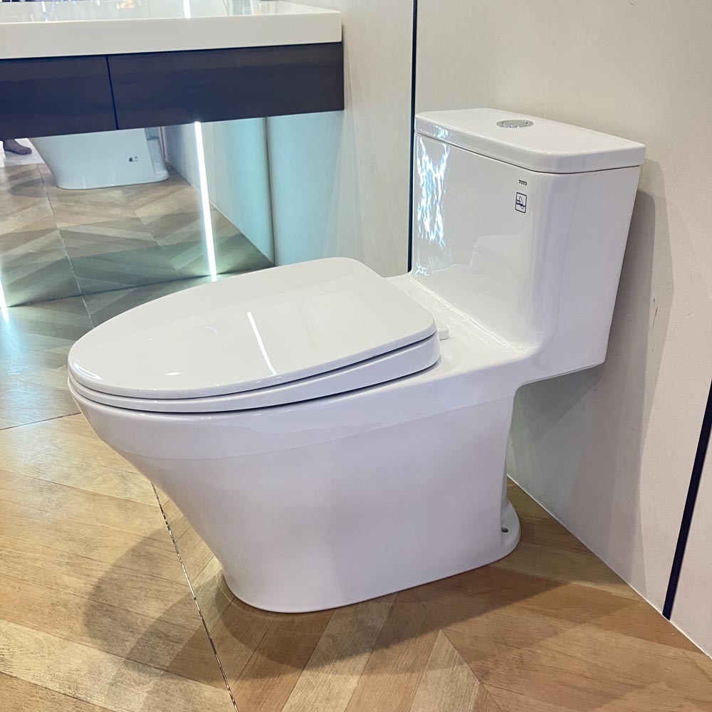 Bồn cầu 1 khối TOTO MS857DT10 nắp đóng êm TC395VS - 2