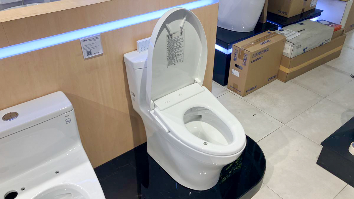 Bồn cầu TOTO MS889CDRW23 1 khối nắp điện tử Washlet S7 TCF47360GAA giấu dây - 3