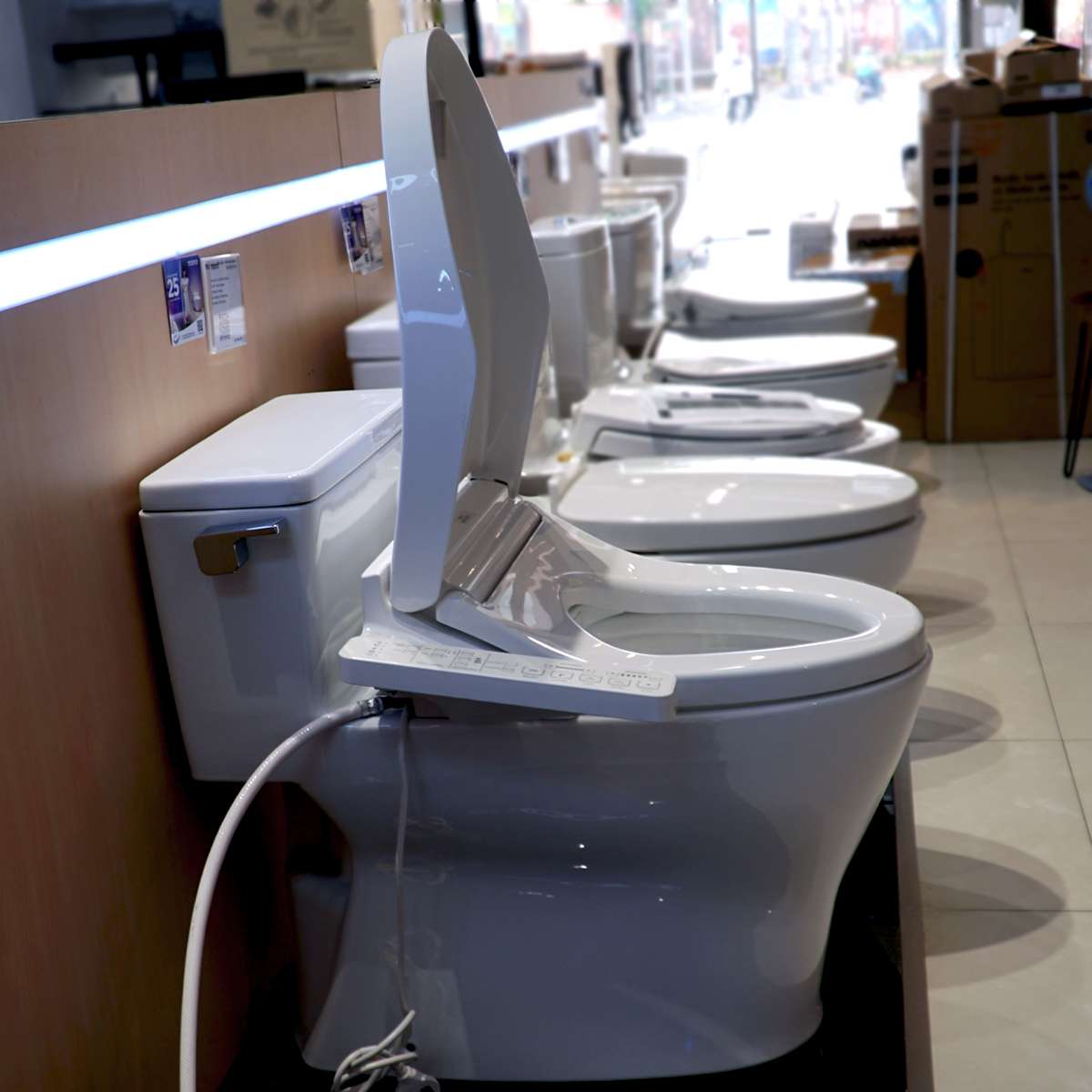 Bồn cầu TOTO MS188VKW16 T53P100VR 1 khối nắp điện tử Washlet C2 TCF23410AAA - 7