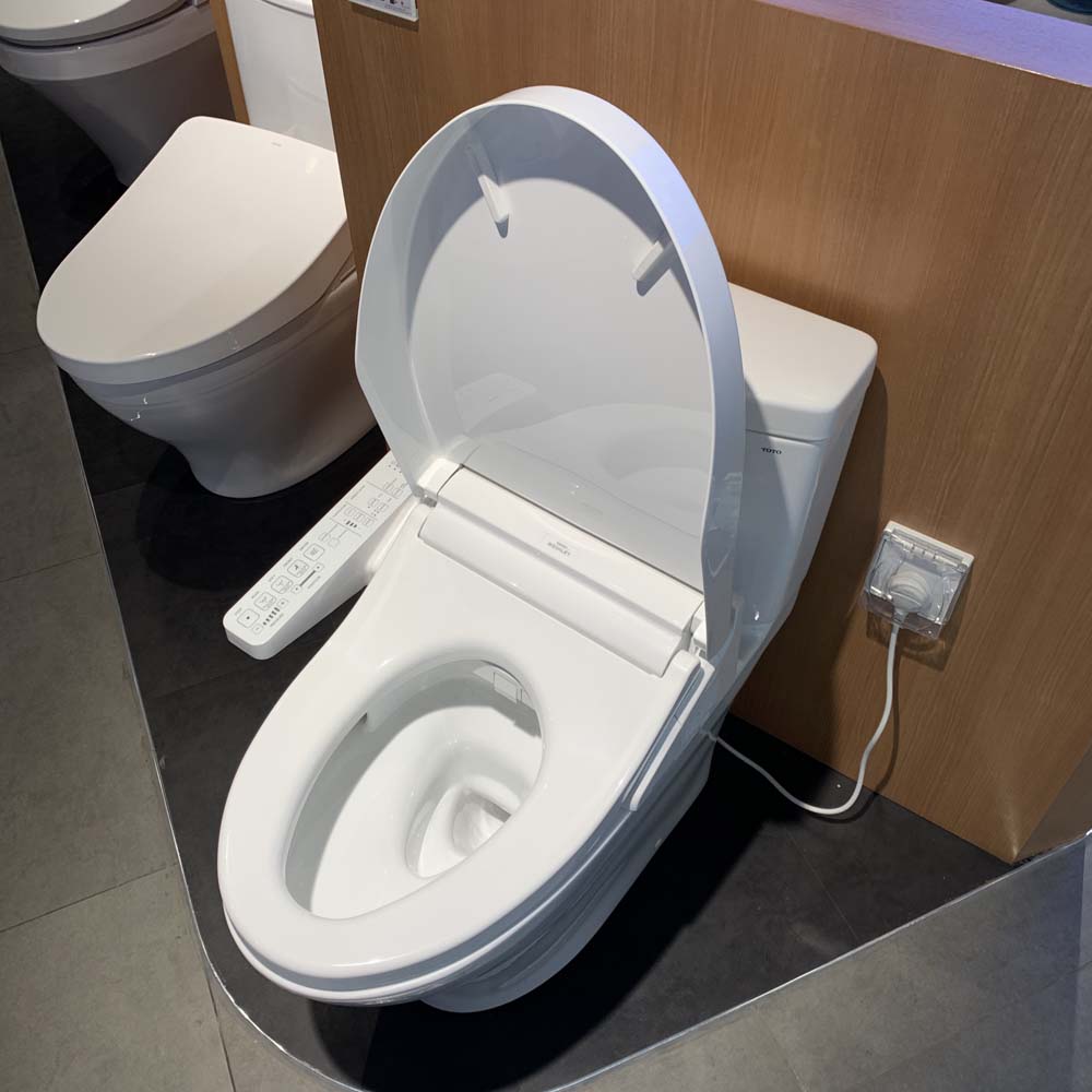 Bồn cầu TOTO CS769CDRW17 2 khối nắp điện tử Washlet C2 TCF23460AAA giấu dây - 7