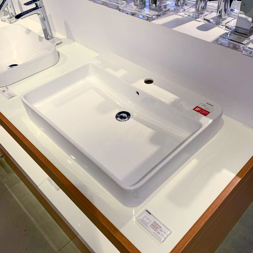 Chậu rửa lavabo đặt bàn TOTO LT951C - 4