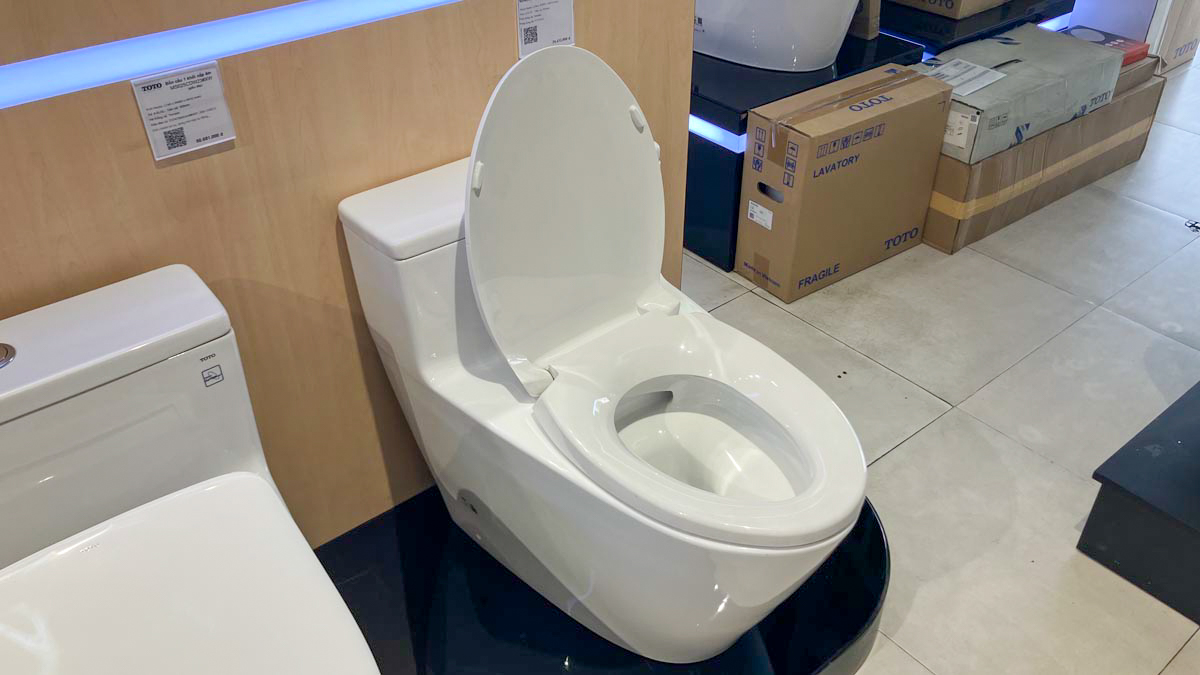 Bồn cầu 1 khối TOTO MS625DT2 nắp đóng êm TC393VS - 6