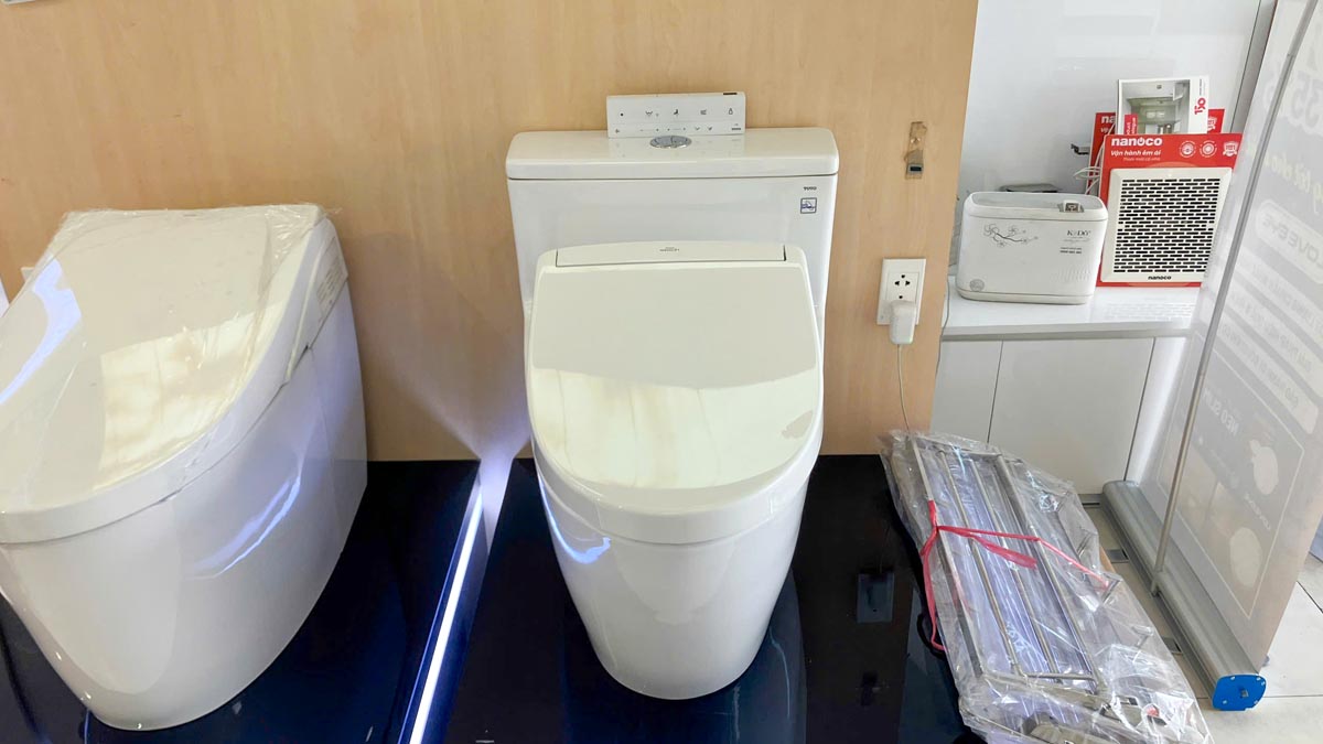 Bồn cầu TOTO MS625CDW25 1 khối nắp điện tử Washlet S5 TCF34461GAA giấu dây - 4
