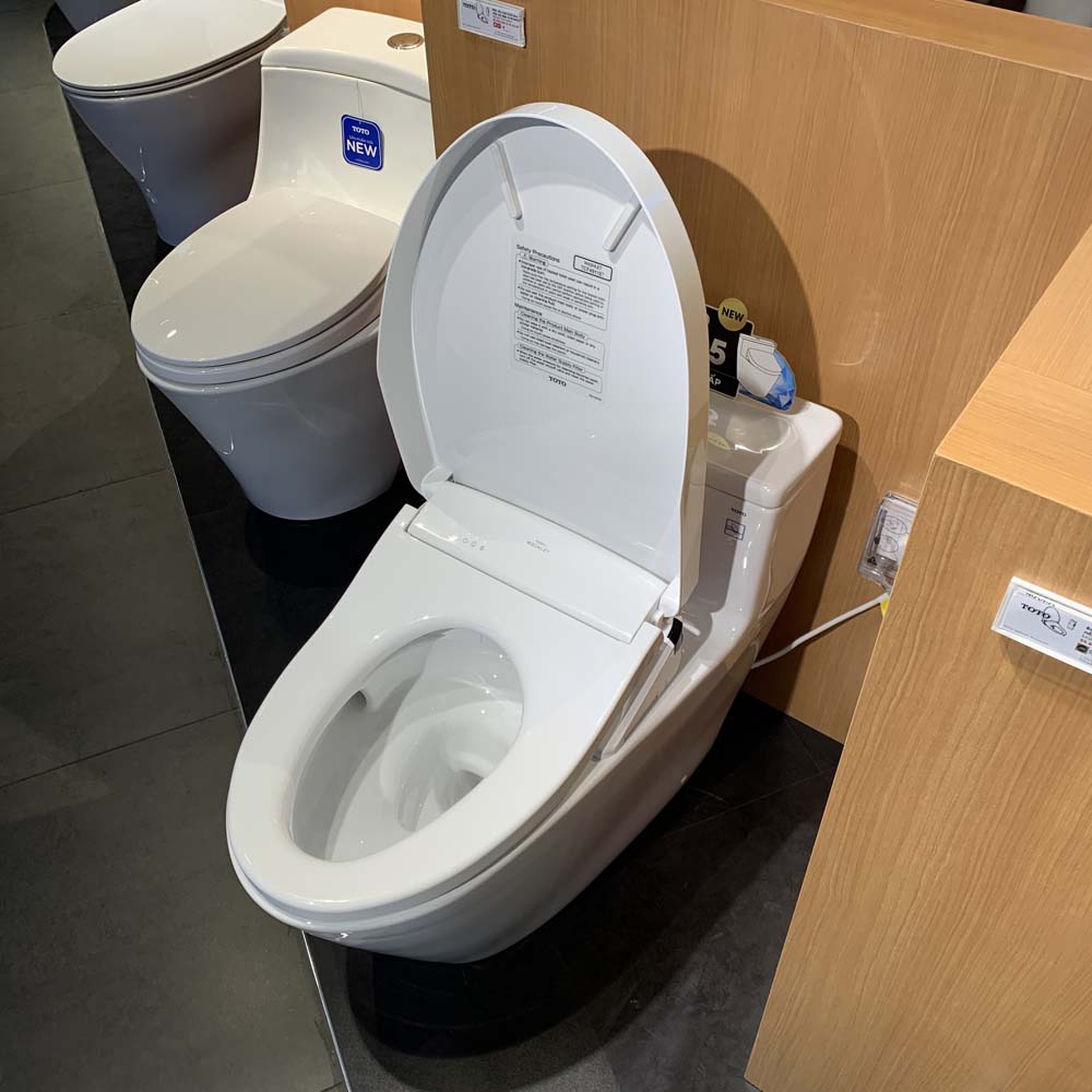 Bồn cầu TOTO MS625CDW12 1 khối nắp điện tử Washlet S7 TCF4911EZ giấu dây - 8