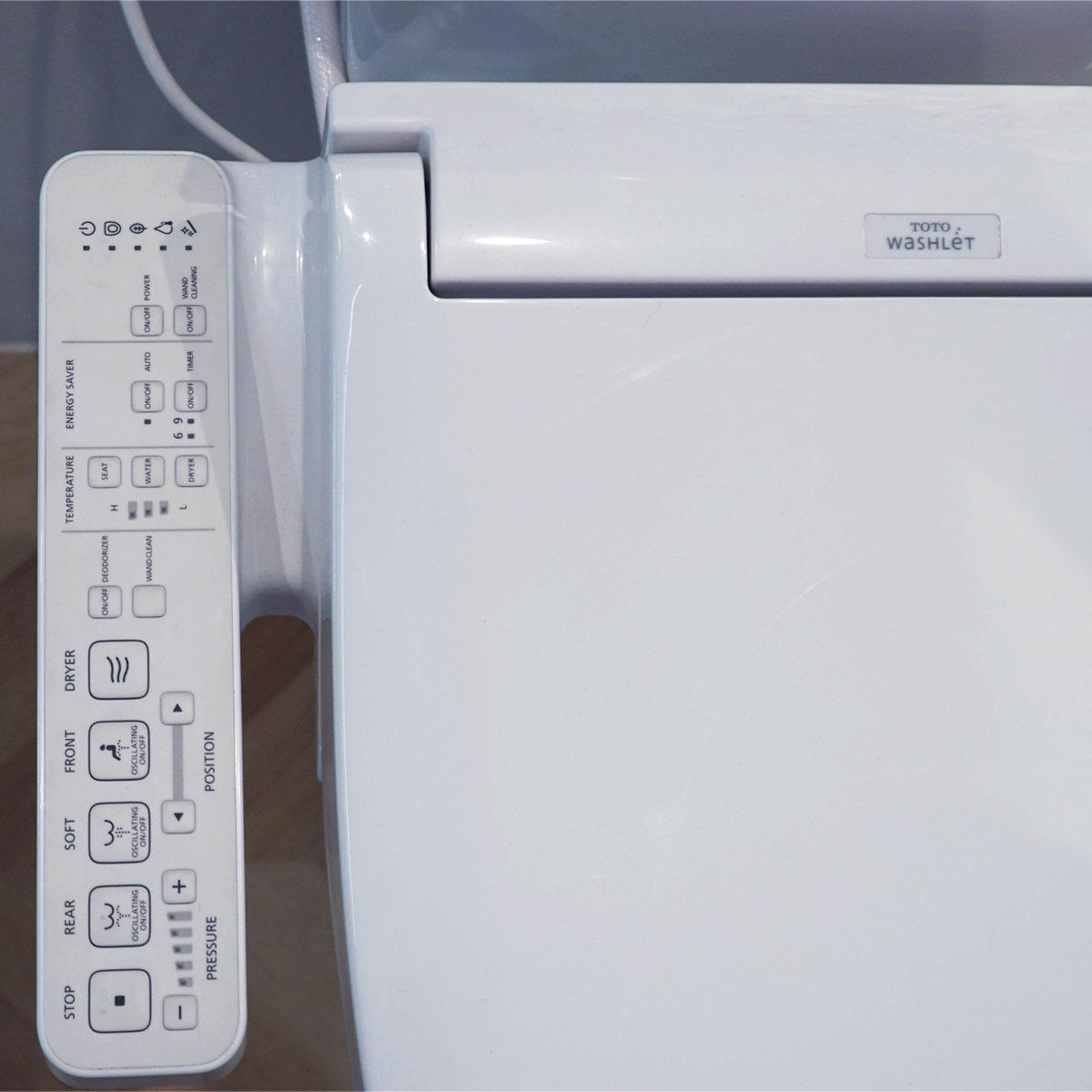 Bồn cầu TOTO CS986GW16 2 khối nắp điện tử Washlet C2 TCF23410AAA - 4