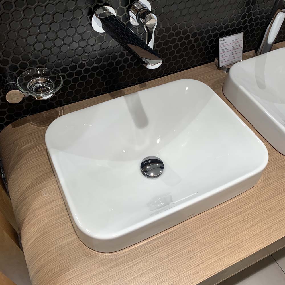 Chậu rửa lavabo đặt bàn TOTO LT5715 - 2