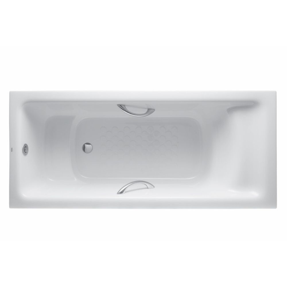 Bồn tắm TOTO PPY1780HPE#P DB505R-3B TVBF412 ngọc trai 1m7 tay vịn gồm bộ xả thải - 2