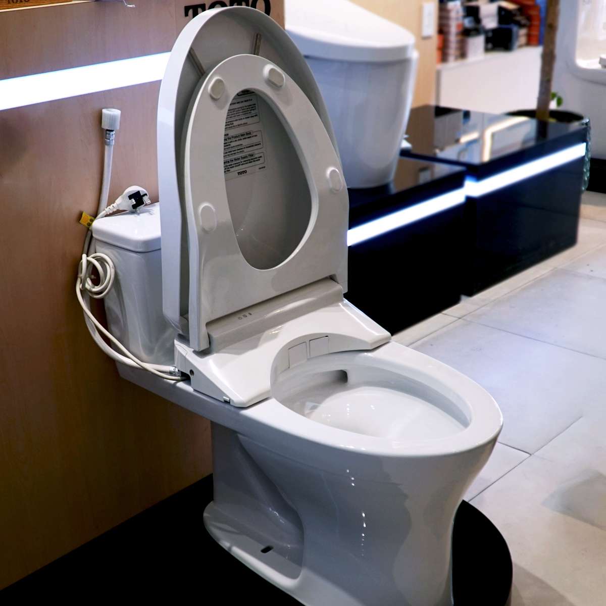 Bồn cầu TOTO MS855DW11 1 khối nắp điện tử Washlet S7 TCF4911Z - 11