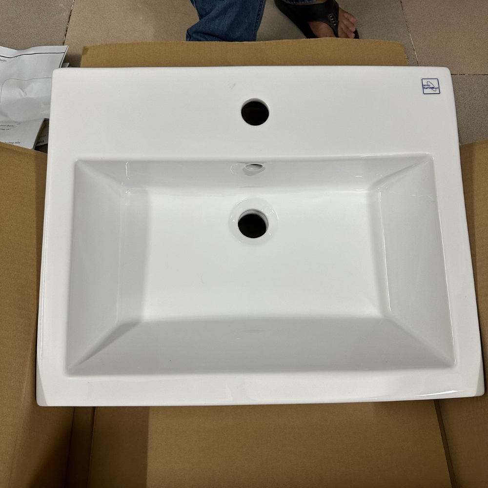 Chậu rửa mặt lavabo bán âm TOTO LT647CS - 7