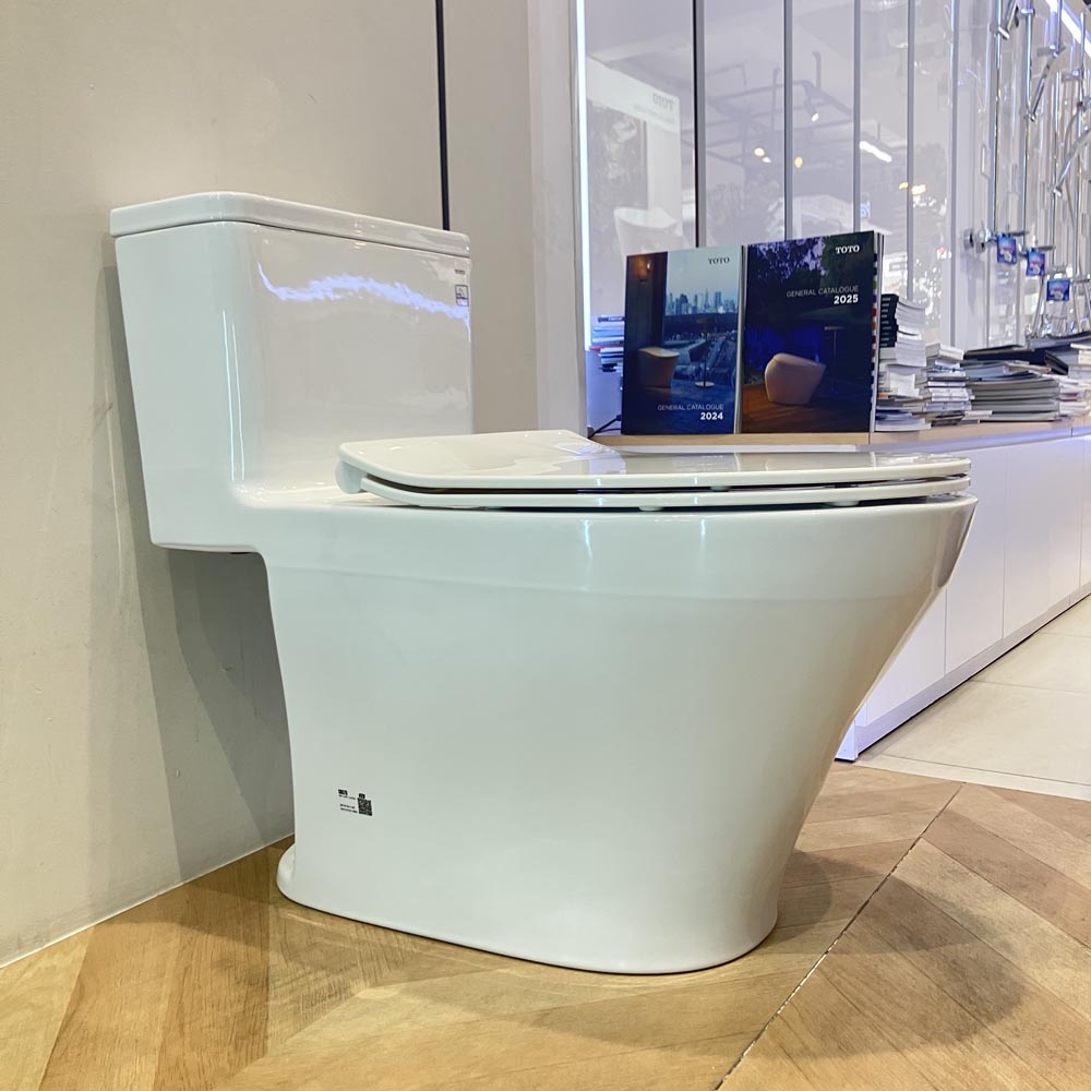 Bồn cầu 1 khối TOTO MS857DT8 nắp đóng êm TC600VS - 5