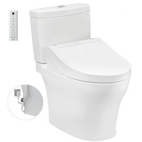 Bồn cầu TOTO CS769DRW14 2 khối nắp điện tử Washlet C5 TCF24410AAA - 3