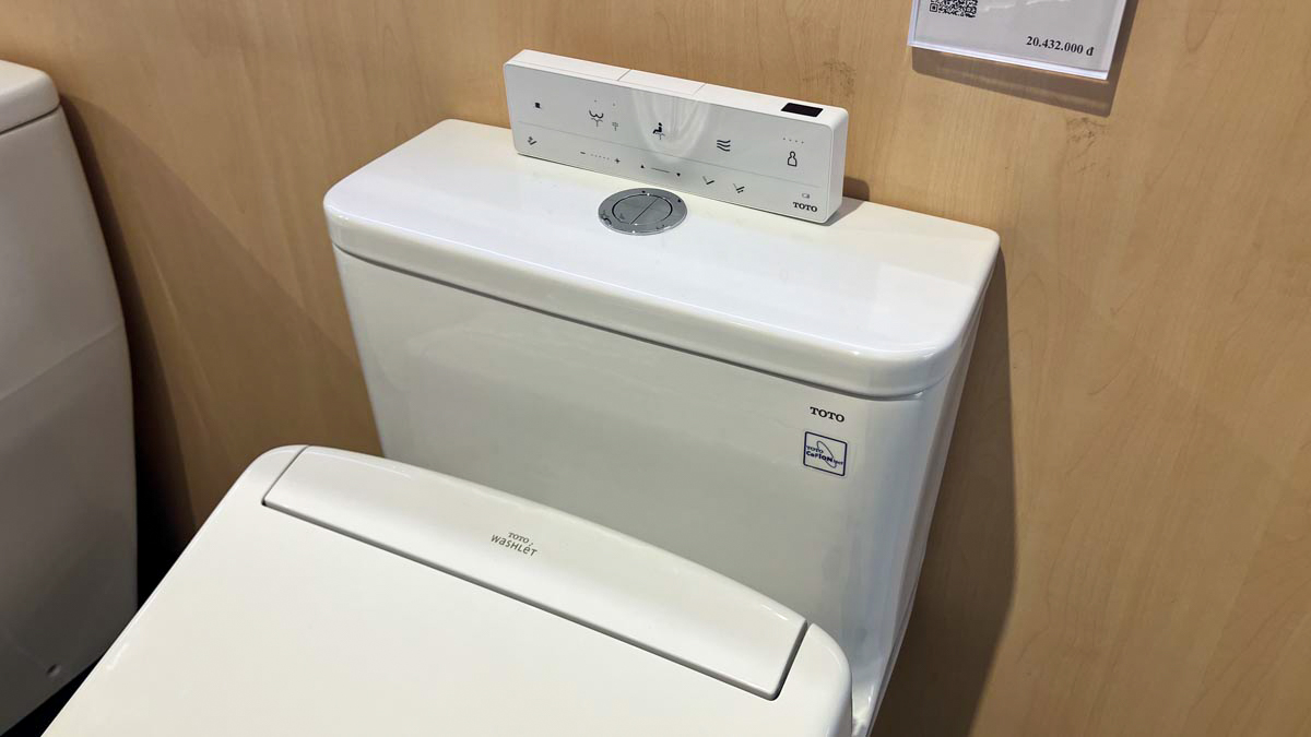 Bồn cầu TOTO MS857DW25 1 khối nắp điện tử Washlet S5 TCF34461GAA - 6