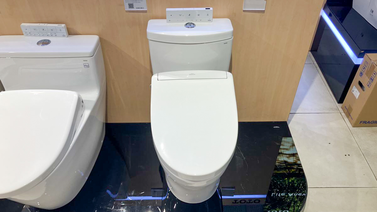 Bồn cầu TOTO MS889CDRW25 1 khối nắp điện tử Washlet S5 TCF34461GAA giấu dây - 5