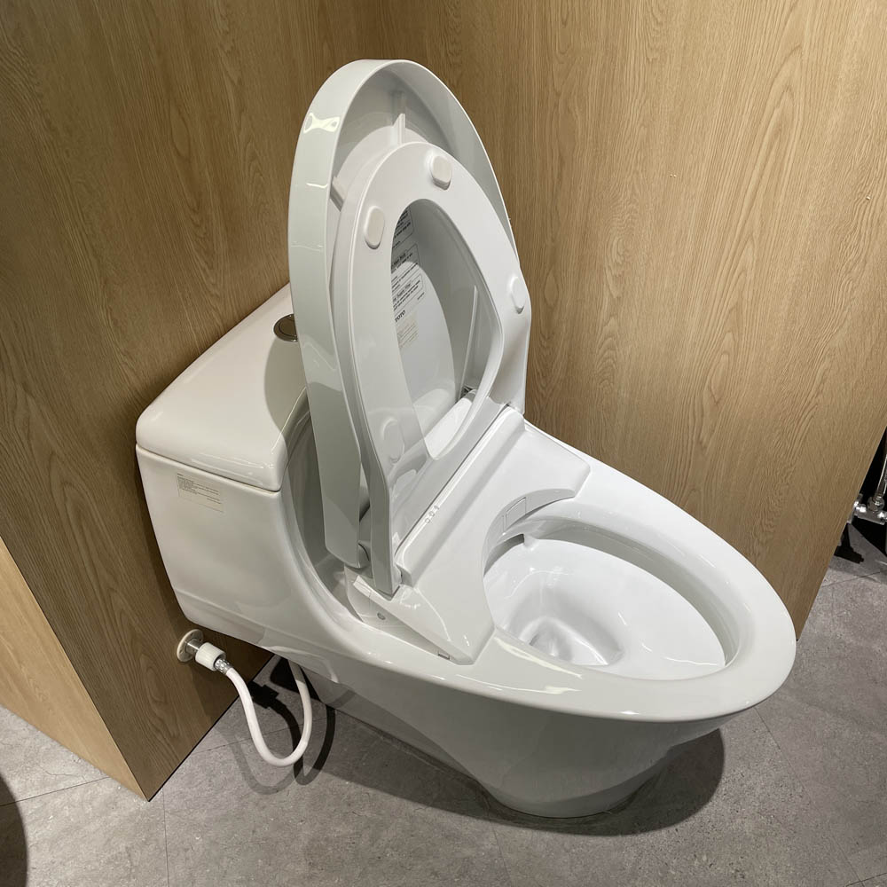 Bồn cầu TOTO MS823CDRW12 1 khối nắp điện tử Washlet S7 TCF4911EZ giấu dây - 3