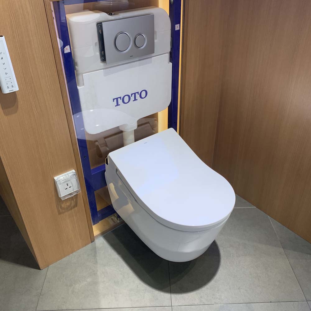 Bồn cầu treo tường điện tử RX (giấu dây) xả tự động TOTO CW542HME5U TCF795C2Z WH172AAT MB175M - 2