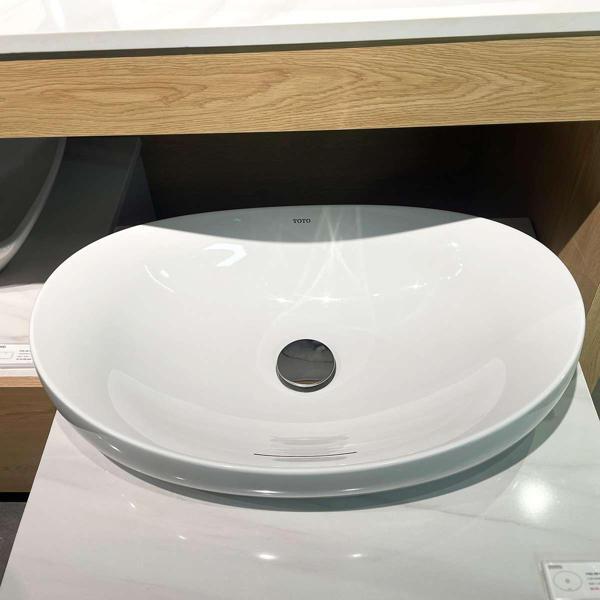 Chậu lavabo đặt bàn Galalato TOTO PJS01WE#GW (PJS01WEGW) trắng bóng - 7
